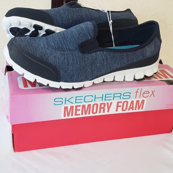 skechers flex with memory foam